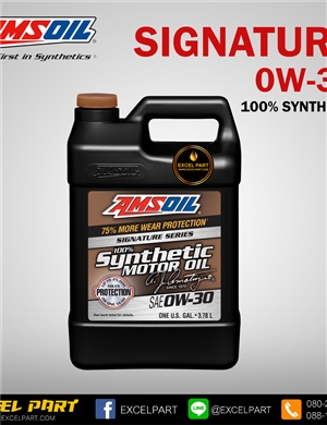AMSOIL SAE 0W-30 Signature Series 100% Synthetic Motor Oil 3.784 ลิตร